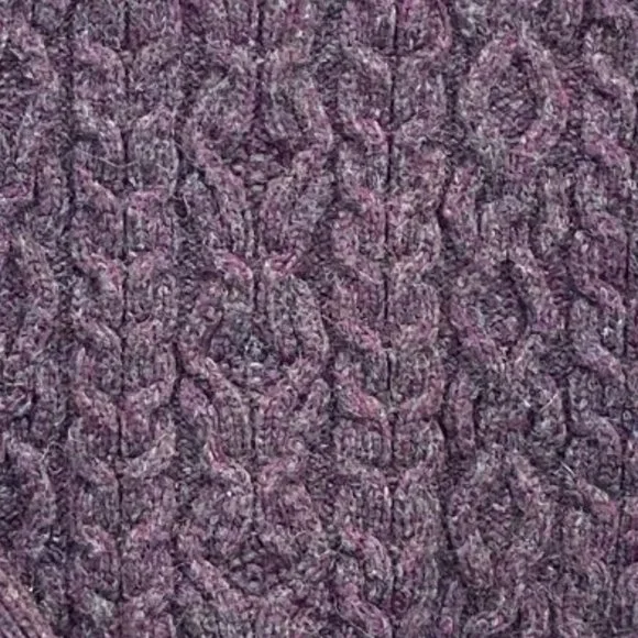 Joseph Abboud Wool Cable Knit Grandpa Sweater Preppy Old Money Fisherman-M - Picture 5 of 11